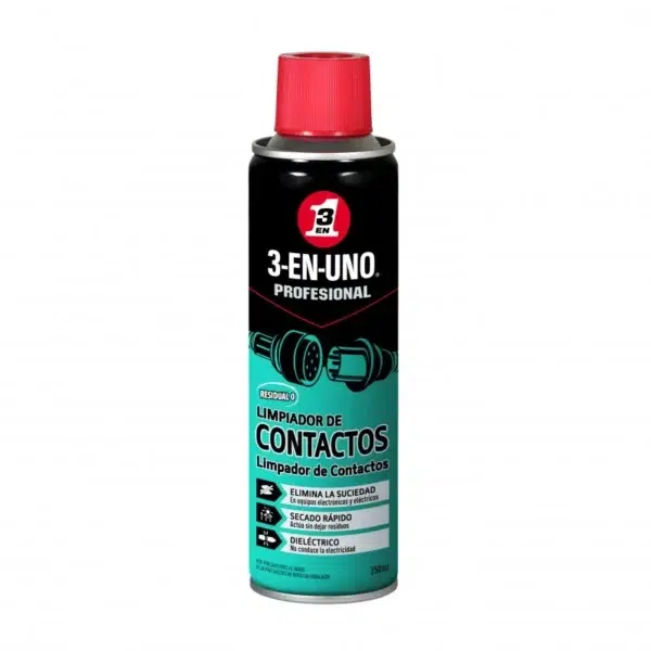 3 en 1 Limpiador de Contactos Eléctricos Spray 250ml