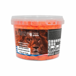 Cubo de 150 Guantes de Nitrilo Naranja Diamantado modelo Lion