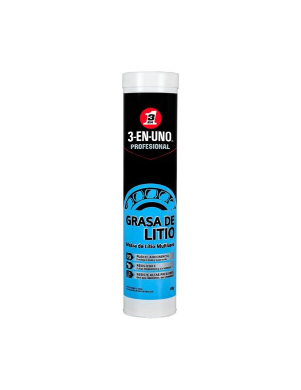 3 EN 1 Grasa de Litio Cartucho 400g