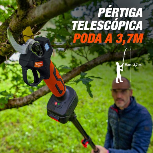 Altuna Afkit tijera + motosierra + pértiga + 2 baterías 21V-2AH + accesorios - Imagen 5