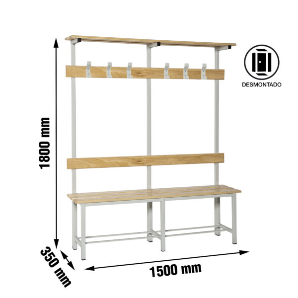 Simonlocker Dism. Single Bench Cr 6 - SimonRack - Imagen 2