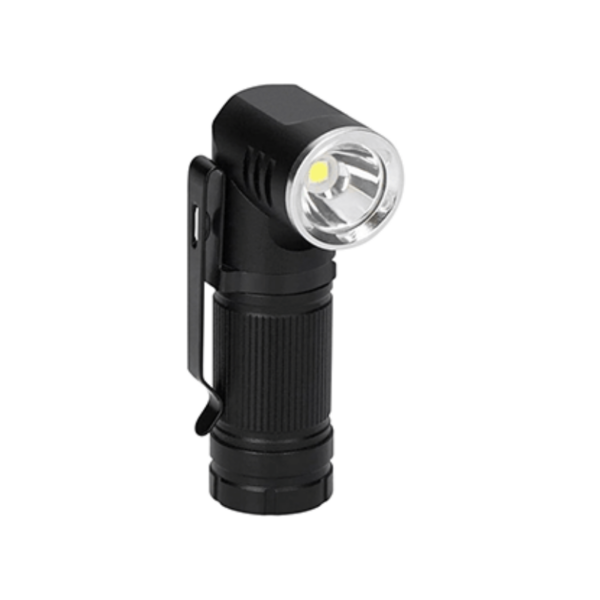 Linterna LED recargable cabezal oscilante 10W