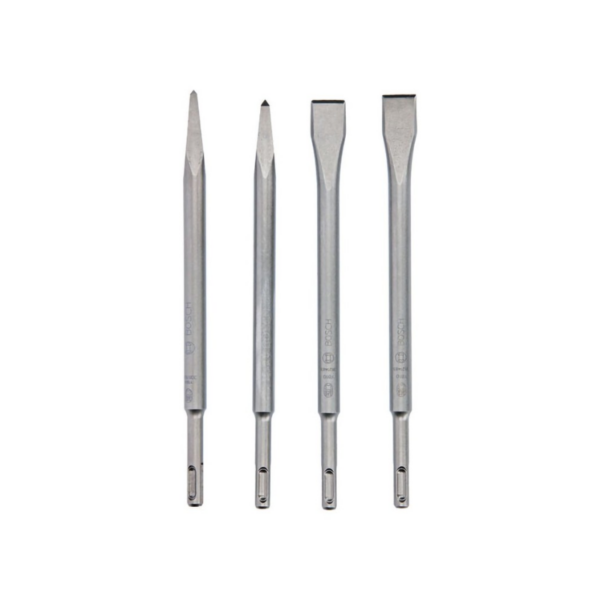 Set 4 Cinceles SDS-plus 250mm Bosch