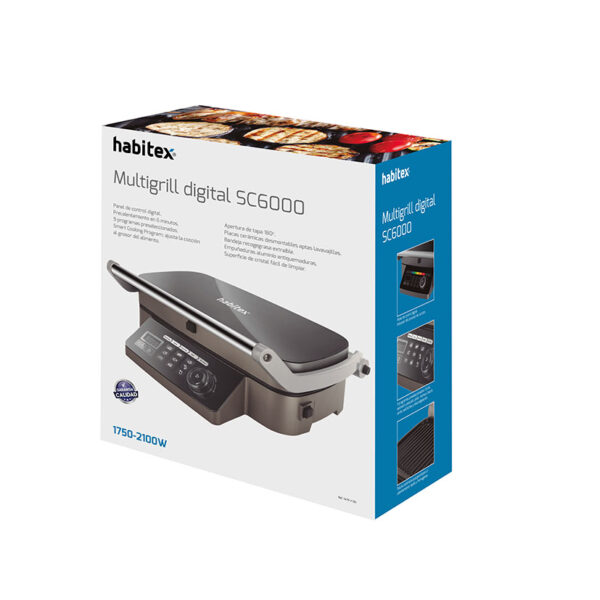 Plancha Grill HABITEX 2100 W SC6000 - Imagen 6