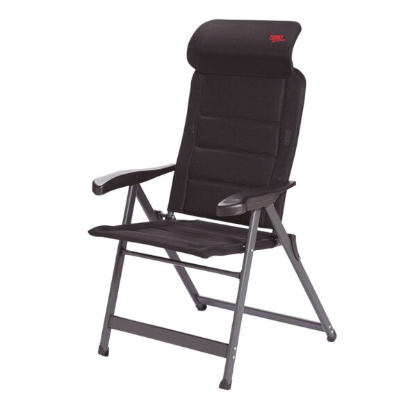 Silla de aluminio reclinable compact negro - Imagen 2