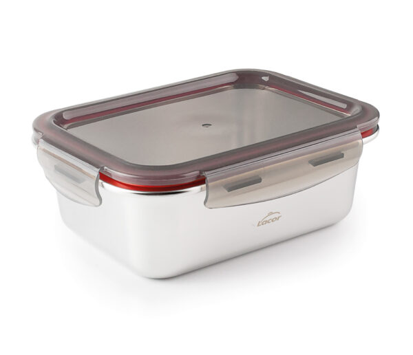 Set 3 recipientes rectangulares ecoinox de Lacor - Imagen 2