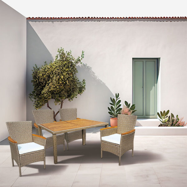 Conjunto de jardín 5 piezas Tahití - Imagen 3