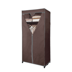 Armario auxiliar JOBGAR tela marrón con estante