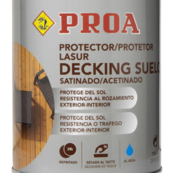 Lasur protector Decking suelo para madera al agua Proa - 4 L, Teca