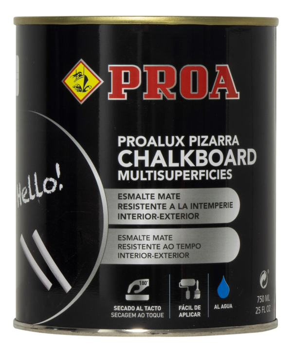 Pizarras Esmalte Agua