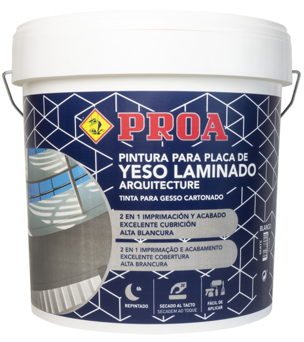 Pintura Placa De Yeso Laminado