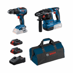 Kit Bosch GSR 18V-55 + GBH 18V-22 + 2 Baterías Pro Core 18V 4.0 Ah + Cargador + Bolsa