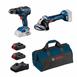 Kit Bosch GSR 18V-55 + GWS 18V-7 + 2 baterías Pro Core 18V de 4.0 Ah+ Cargador GAL 18V-40 + Bolsa