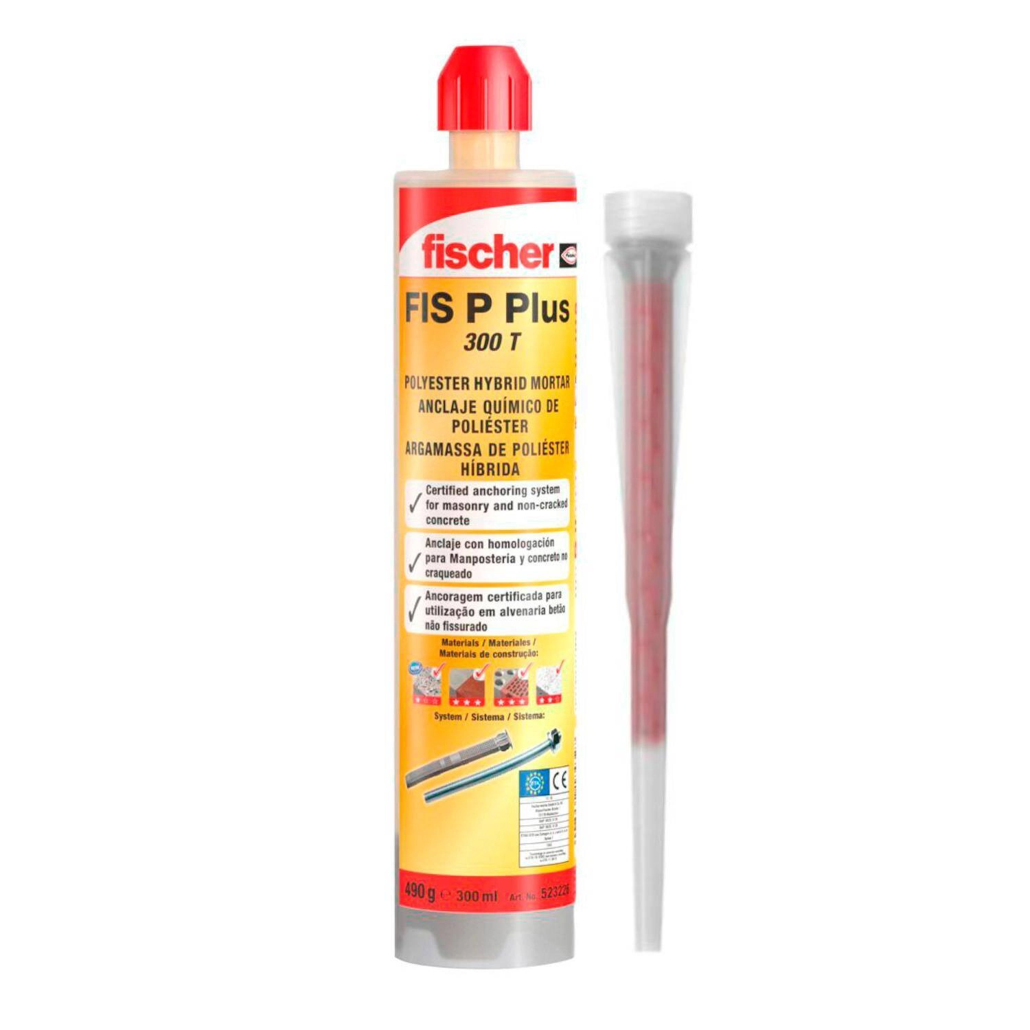 Anclaje químico Fischer FIS P PLUS 300T