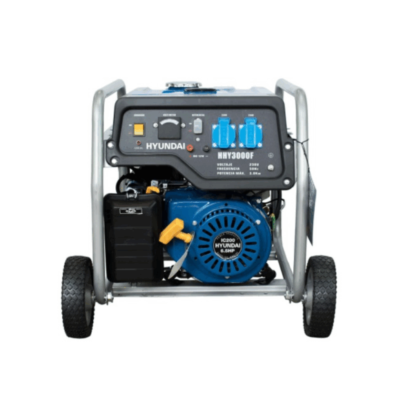 Generador Monofásico Gasolina con ruedas Hyundai HHY3000FK