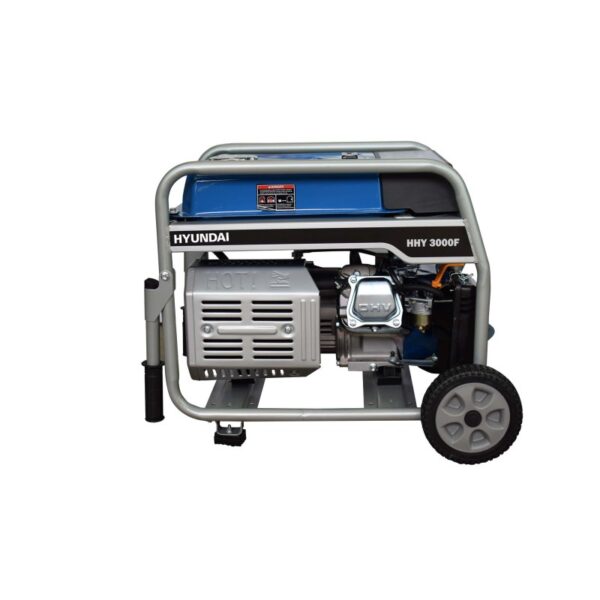 Generador Monofásico Gasolina con ruedas Hyundai HHY3000FK - Imagen 3