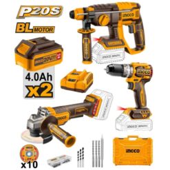 Kit de 3 herramientas inalámbricas Ingco