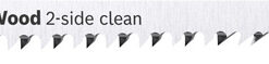 Hoja de sierra de calar EXPERT Wood 2-side clean T308BO