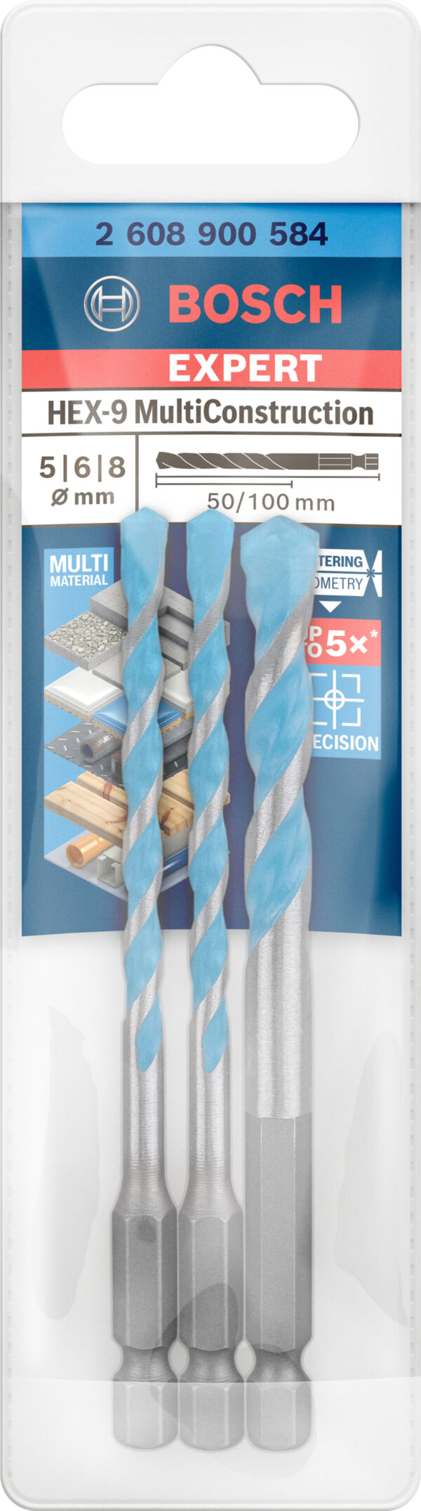 Set de brocas EXPERT HEX-9 Multi Construction - Imagen 4