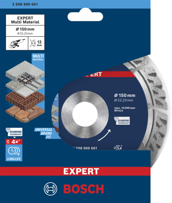 Discos de corte con diamante EXPERT Multi Material para amoladoras grandes - Imagen 4
