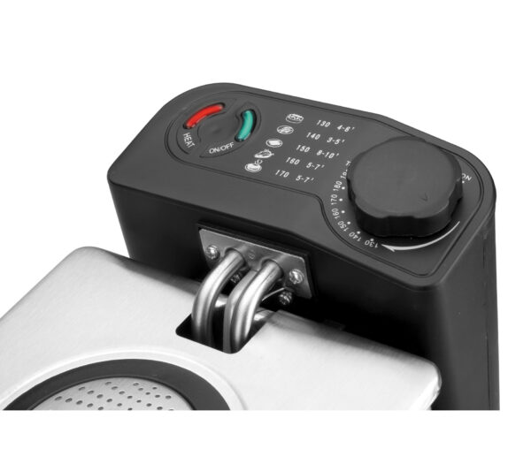 Freidora Eléctrica Doble 3,5 Lts 2x2000 W Lacor 69170 - Imagen 2