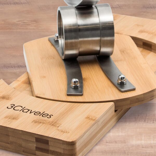 Soporte Jamonero Basculante 360º con Cabezal Giratorio 3 Claveles - Imagen 5