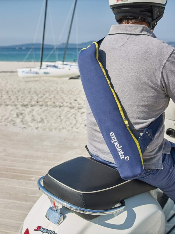 Sombrilla terraza Parasol de playa ligero y plegable de aluminio Ezpeleta Fold & Go - Imagen 3