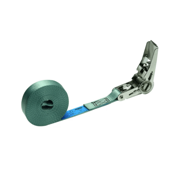 Cinta Ratchet inoxidable Sin Fin 25 mm y 5 metros Gris claro - Imagen 2