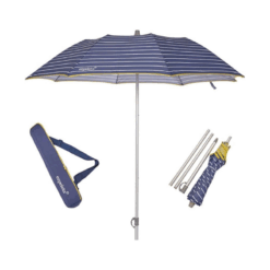 Sombrilla terraza Parasol de playa ligero y plegable de aluminio Ezpeleta Fold & Go