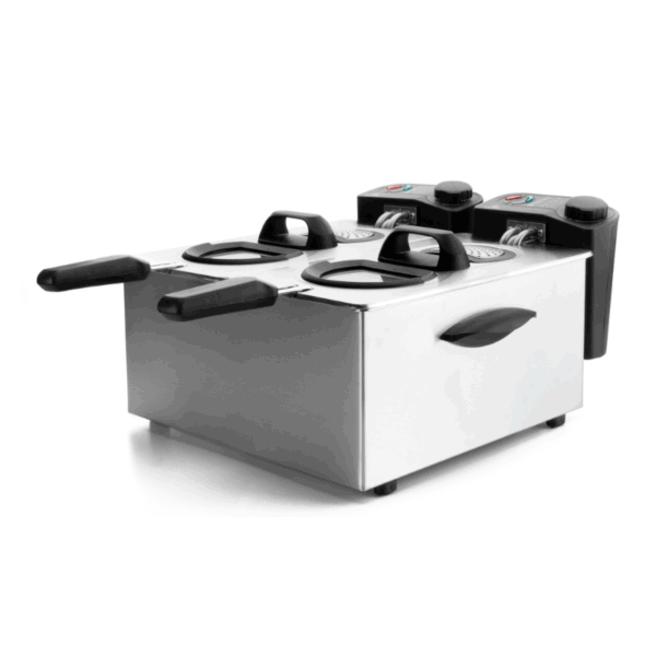 Freidora Eléctrica Doble 3,5 Lts 2x2000 W Lacor 69170