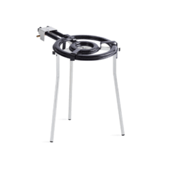 Kit Quemador Paellero de Tubo Plano + Trípode Regulable