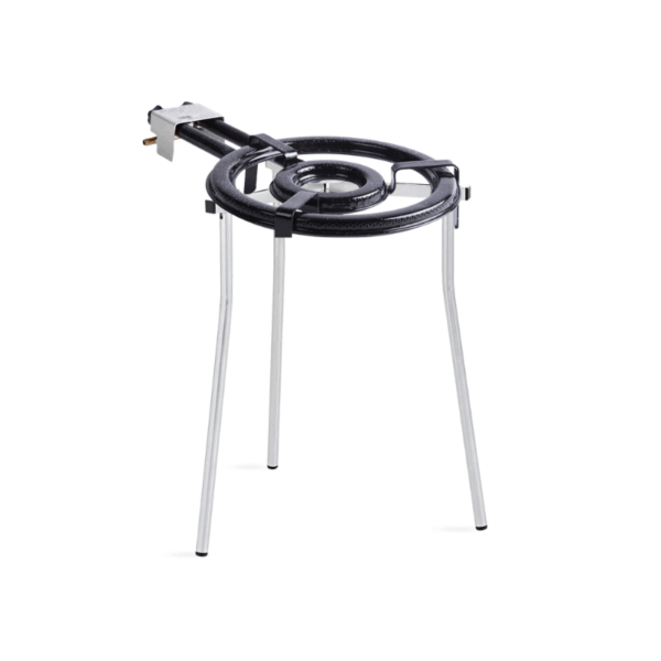 Kit Quemador Paellero de Tubo Plano + Trípode Regulable