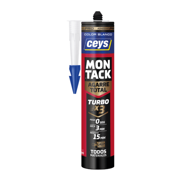 Adhesivo Montaje Ceys Montack turbo blanco