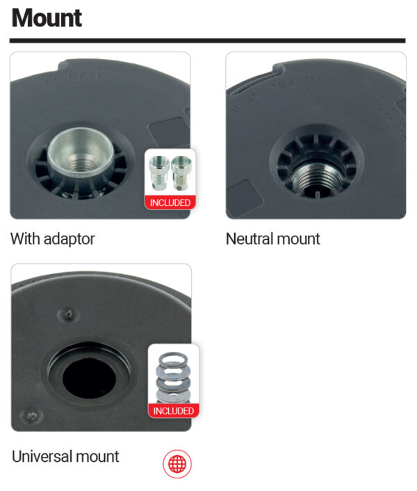Cabezal Hobby TNG109 para desbrozadora con adaptadores - Imagen 2