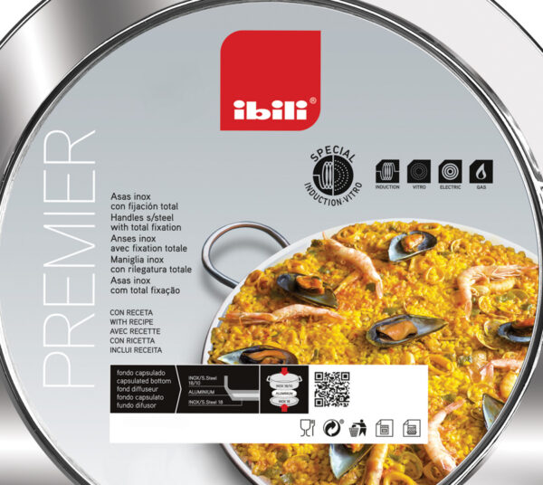 Paellera Inoxidable Premier de Ibili - Imagen 4