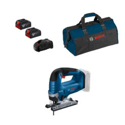 Kit Bosch Sierra de Calar GST 18V-125 B + 2 Baterías GBA 4.0Ah + Cargador GAL 1880 CV + Bolsa