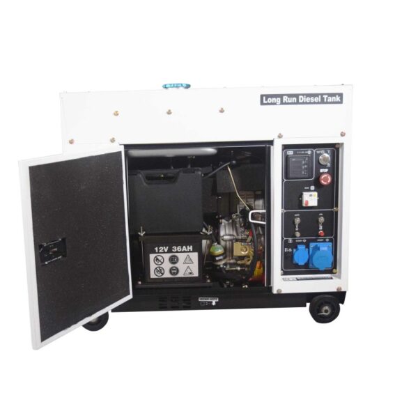 Generador Diésel de Apoyo Solar Hyundai HY-DHY6600SE-LRS de 5,3 kW - Imagen 2