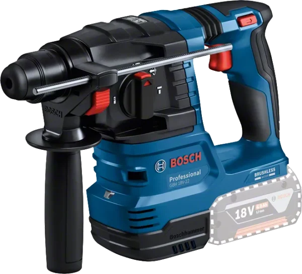Kit Bosch GSR 18V-55 + GBH 18V-22 + GSA 18V-LI C + 2 Baterías Pro Core 18V 4.0 Ah + Cargador + Bolsa - Imagen 3