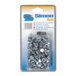 Pack Tornillo y Tuerca 40 Uds Simonrack Para Estanteria Metálica