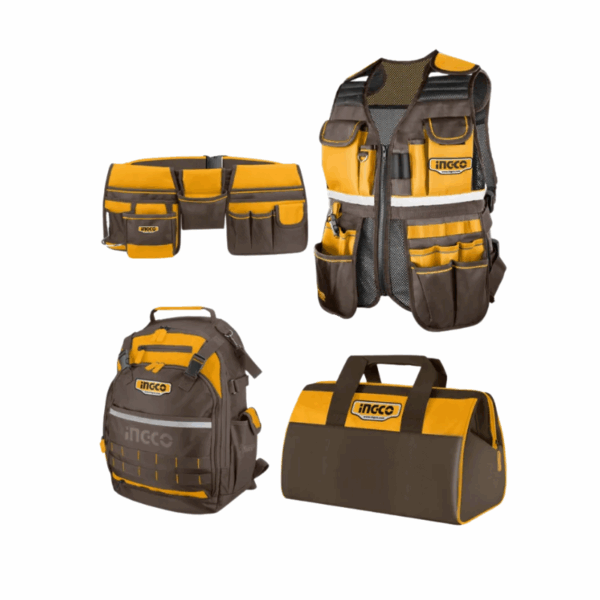 Kit combinado Martillo Demoledor 20V 4.5J + Taladro 96 Nm + Amoladora 115mm 20V Ingco - Imagen 4