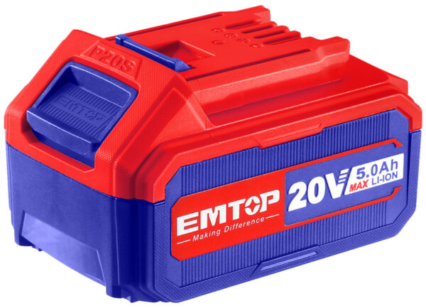 Kit Cargador Inteligente 20V 4A + Batería 20V 5.0Ah - EMTOP - Imagen 2