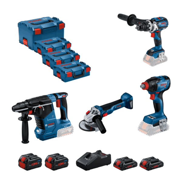 Kit Bosch GSR GDX GWS GBH 18V Professional