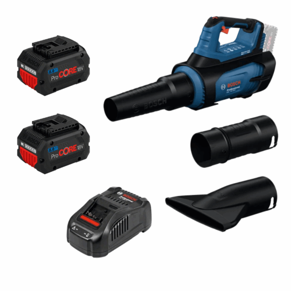 Kit Soplador a Batería Bosch GBL 18V-800 + 2 baterías ProCORE 8.0Ah + Cargador