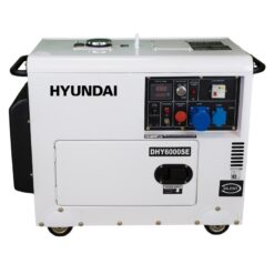 Generador diésel monofásico Hyundai DHY6000SE 5KW Insonorizado