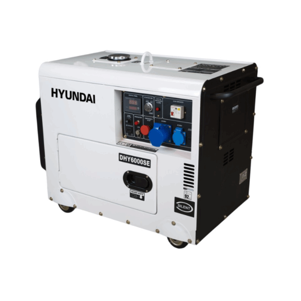 Generador diésel monofásico Hyundai DHY6000SE 5KW Insonorizado - Imagen 3