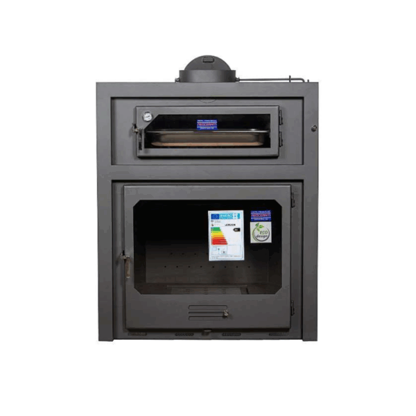 Chimenea de leña con horno London 80 Alumetal Joyma