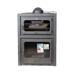 Chimenea de leña con horno Oslo 80 Alumetal Joyma