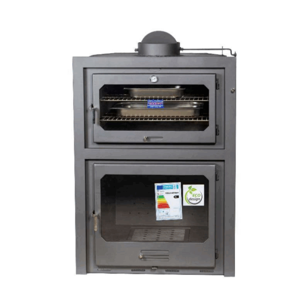 Chimenea de leña con horno Oslo 80 Alumetal Joyma