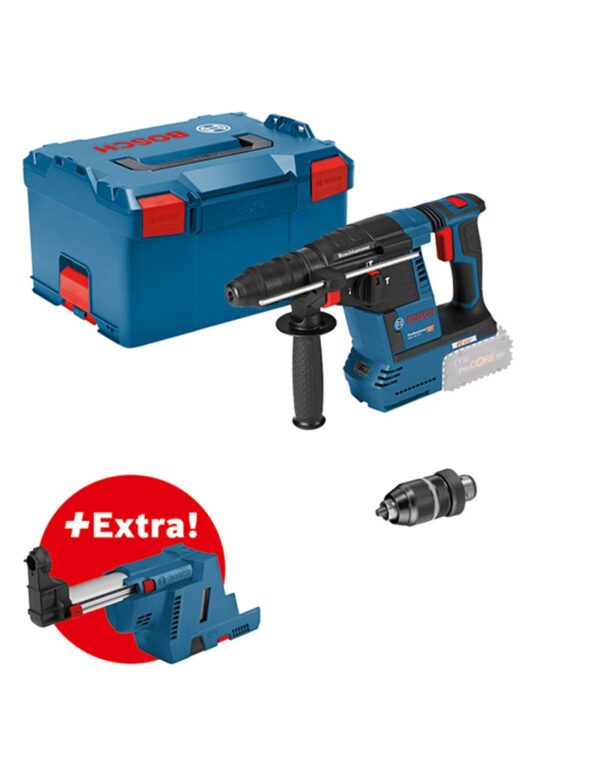 Martillo Bosch GBH 18V-26F + GDE
