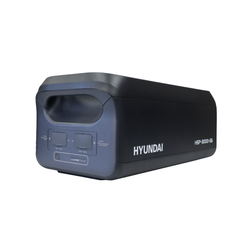 Batería de Expansión HYUNDAI THOR 3000 LiFePO4 2560 Wh 1 Batería de expansión HYUNDAI THOR 3000 con tecnología LiFePO4, 2560Wh de capacidad y hasta 4000 ciclos,